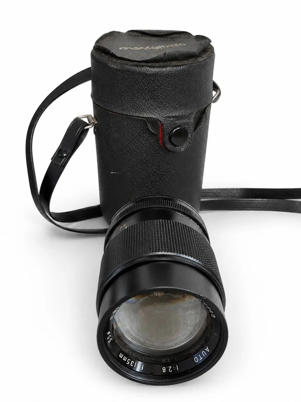 Vintage Kamero Auto 135mm f/2.8 M42 Camera Lens w/ Case